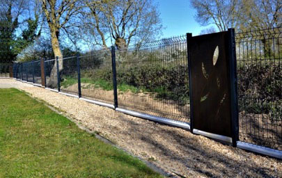 Panneaux décors en acier corten